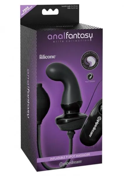 Pipedream Male Sex Toys Anal Fantasy Elite Inflate Pspot Massage