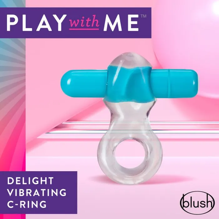 Play With Me Couples Play with Me Vibrating Cock Ring Blue