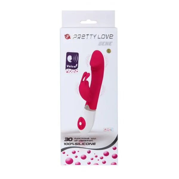 Pretty Love Pretty Love Gene Voice Controlled Rabbit Pink Vibrators