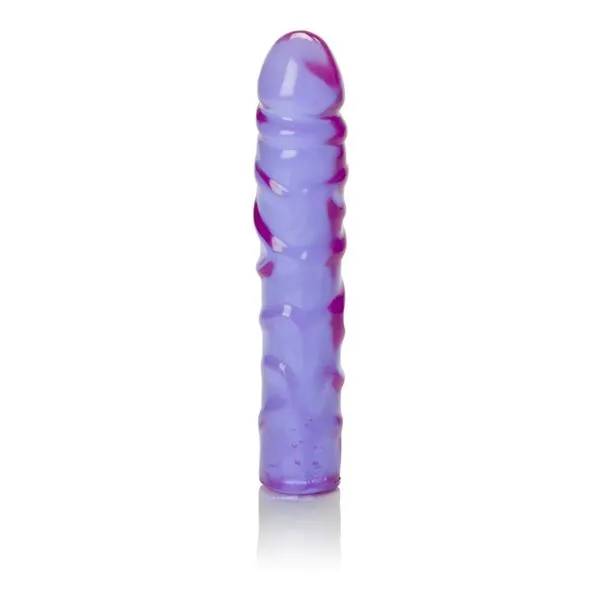 Reflective Gel Dildos Reflective Gel 75 Inches Junior Dong Purple