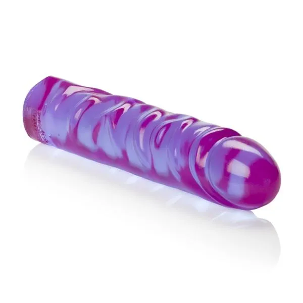 Reflective Gel Dildos Reflective Gel 75 Inches Junior Dong Purple