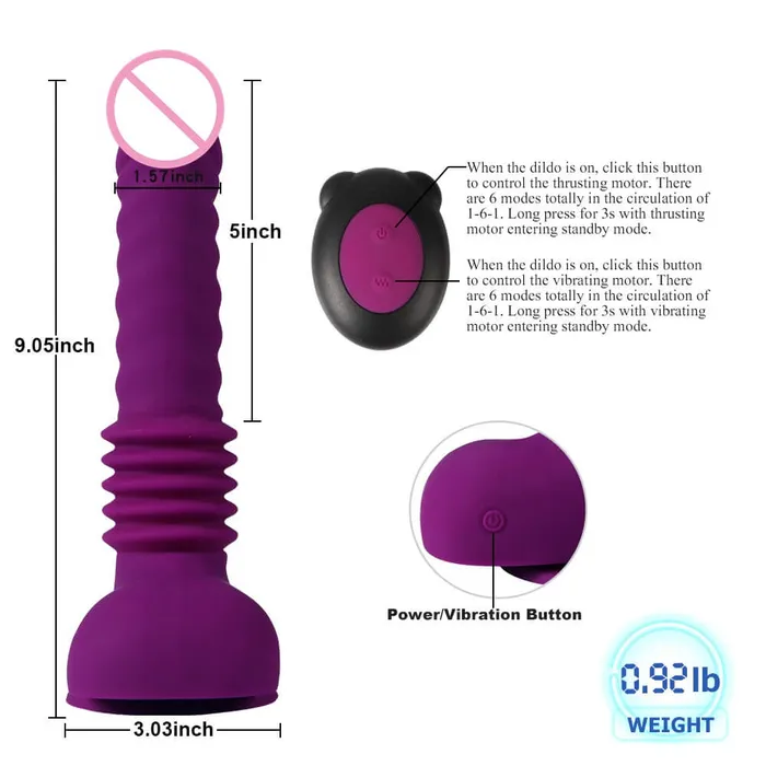 Retractable Big Cock Dildo OOTYEMO Dildos