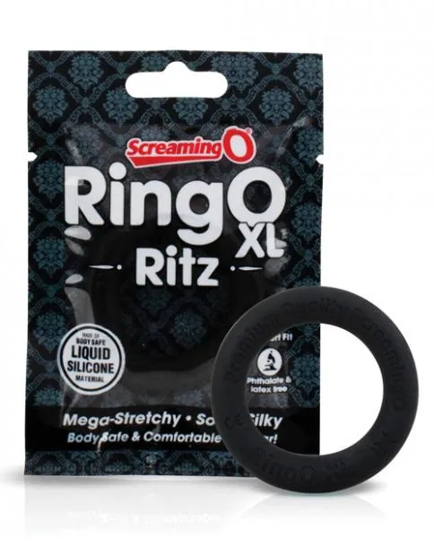 Screaming O Screaming O Ringo Ritz Xl Black Cock Ring Male Sex Toys