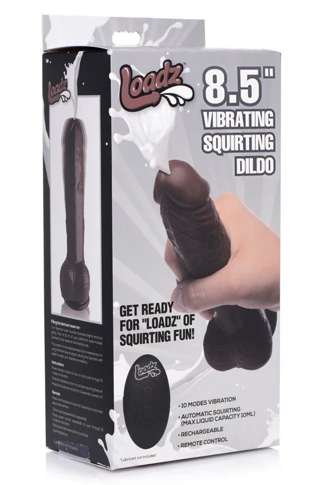 Sd Female Sex Toys 85 Inch Vibrating Squirting Dildo with Remote Control Dark