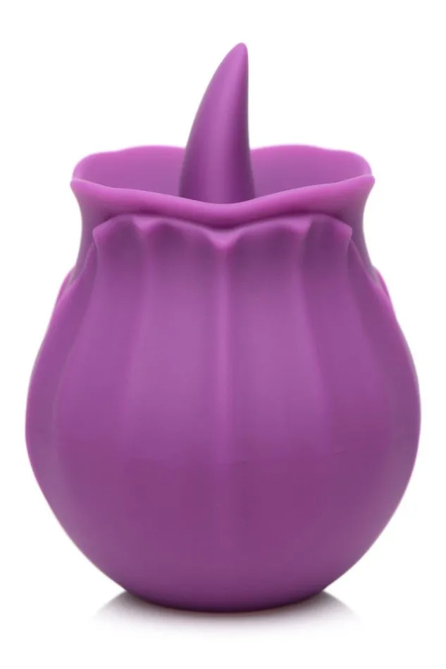 Sd Female Sex Toys Bloomgasm Wild Violet 10X Silicone Clit Licking Stimulator