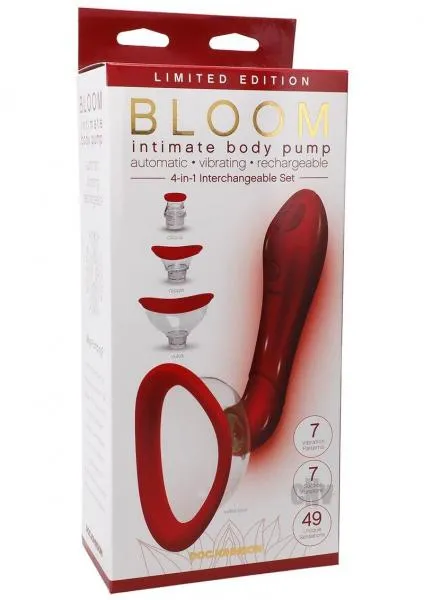 Seductucom Bloom Intimate Body Pump Limited Ed Red Anal