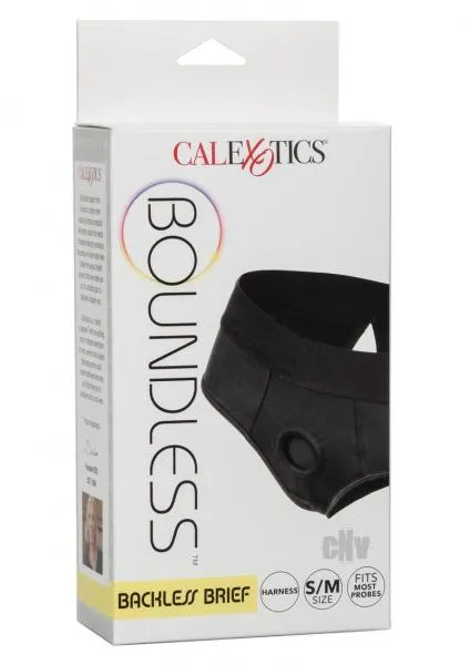 Seductucom Boundless Backless Brief SM Black Anal