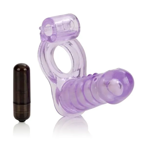 Seductucom Couples Double Diver Dual Penetration Vibrating Cock Ring