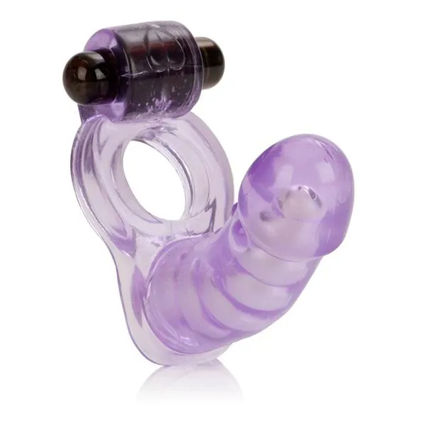 Seductucom Couples Double Diver Dual Penetration Vibrating Cock Ring