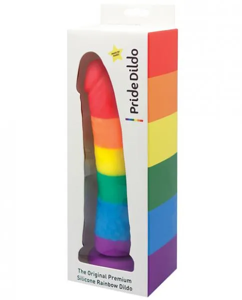 Seductucom Dildos Pride Dildo Realistic Silicone Rainbow