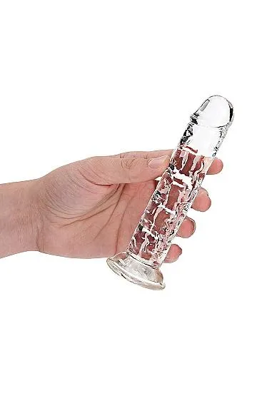 Seductucom Female Sex Toys Realrock Straight Realistic 6 In Dildo Transparent