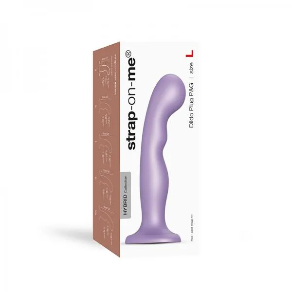 Seductucom Female Sex Toys Strap On Me Dildo Plug PG L Metallic Lilac