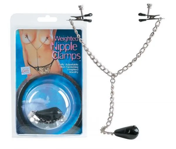 Seductucom Female Sex Toys Weighted Nipple Clamps