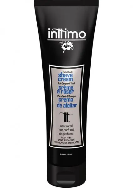 Seductucom Female Sex Toys Wet Inttimo Rash Free Total Body Shave Cream For Men Unscented 28 Ounce