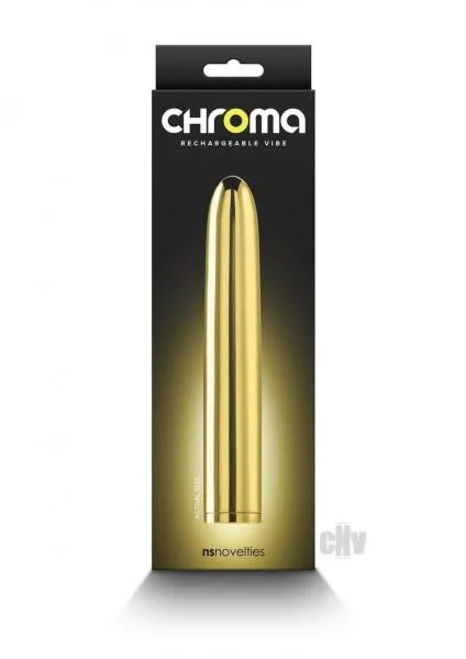 Seductucom Vibrators Chroma Classic Vibe 7 Gold