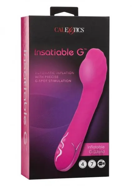 Seductucom Vibrators Insatiable G Inflatable G Wand Pink