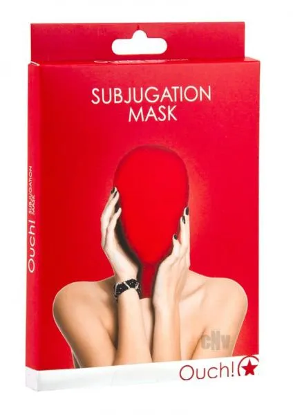 Seductucom Vibrators Ouch Subjugation Mask Red