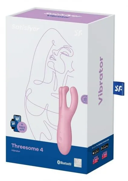 Seductucom Vibrators Satisfyer Threesome 4 Pink