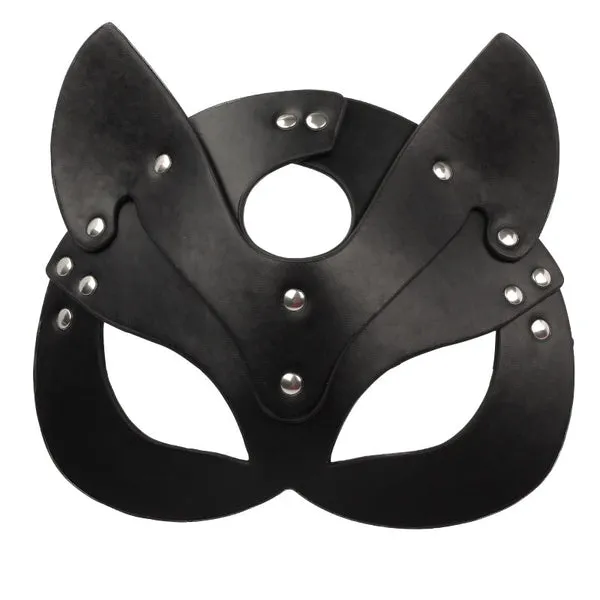 sextoypremium PORN FETISH HEAD MASK WHIP BDSM BONDAGE RESTRAINTS PU LEATHER CAT HALLOWEEN MASK ROLEPLAY SEX TOY FOR MEN WOMEN COSPLAY GAMES Couples