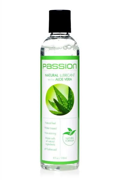 Sexual Health Wellbeing Passion Lubes Passion Natural Lubricant With Aloe Vera 8 Fl Oz