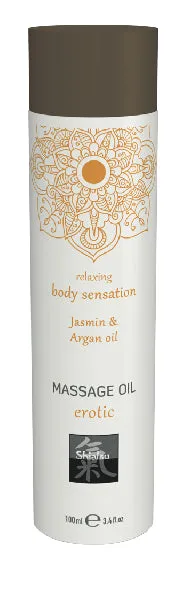 Shiatsu Massage Oil Erotic Jasmin And Argan Oil 100ml Hot Couples