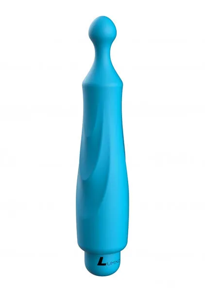 Shots Toys Female Sex Toys Luminous ABS Bullet With Silicone Sleeve 10Speeds Dido Turquoise