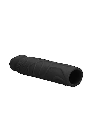 Shots Toys Male Sex Toys Realrock Penis Sleeve 7 Black