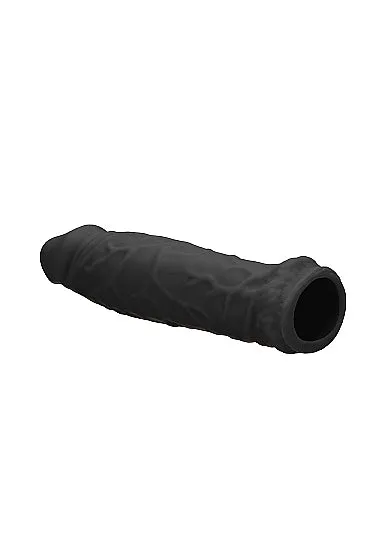 Shots Toys Realrock Penis Sleeve 6 Black Male Sex Toys