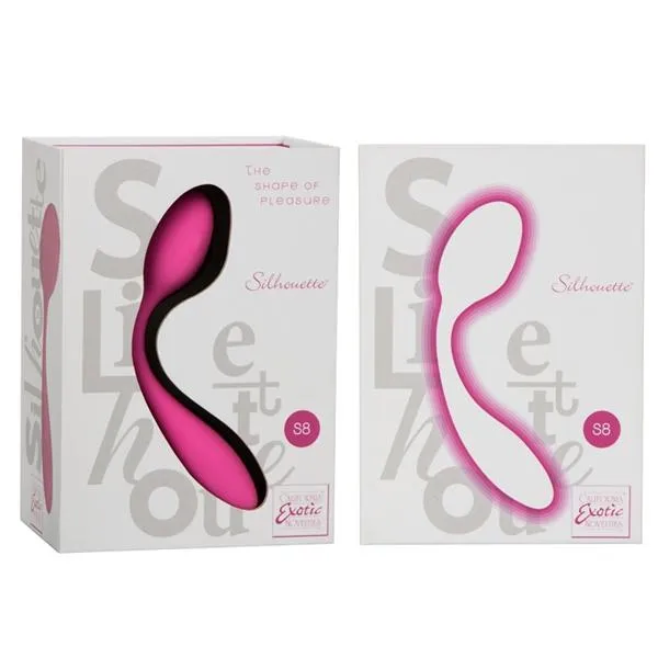 Silhouette S8 Curved Massager Pink Silhouette Vibrators