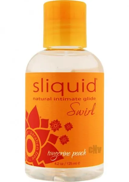 Sliquid Natural Swirl Tang Peach 42 Oz Sliquid Vibrators