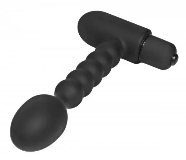 Sojourn Plus Slim Ribbed Silicone Prostate Vibe Master Series Anal