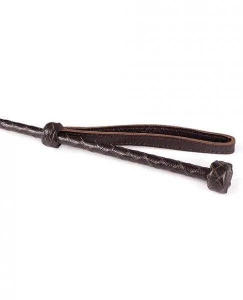 Spartacus Restraints Spartacus Heart Riding Crop Brown Leather