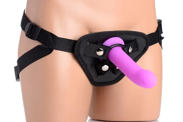 Strap U Female Sex Toys Double G Deluxe Vibrating Strap On Kit