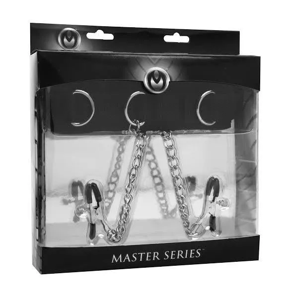 Submission Collar Nipple Clamp Union Master Series Nipple Clitoral Toys