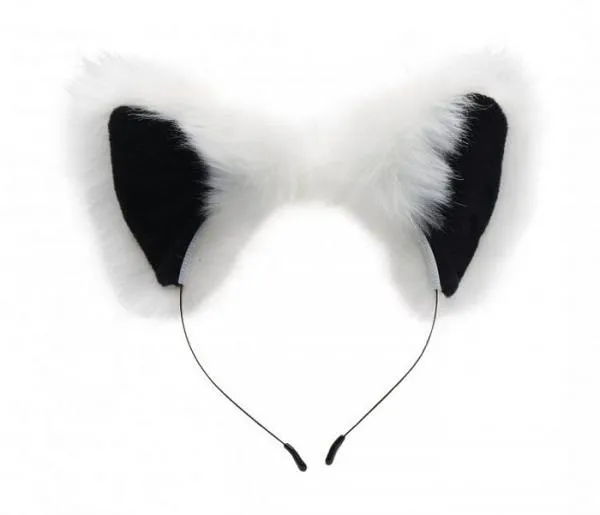 Tailz Anal Tailz White Fox Tail Anal Plug And Ears Set