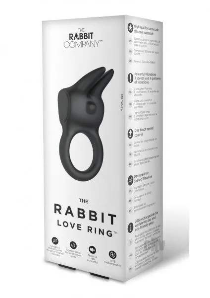 The Rabbit Love Ring Black Seductucom Vibrators