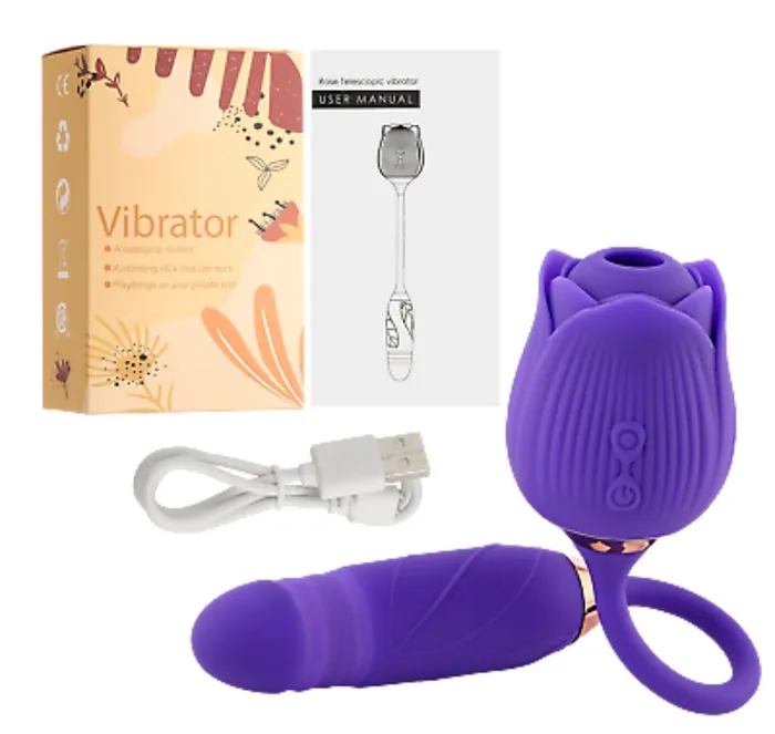 Thrusting Rose Dildo The Pleasure Shop Vibrators