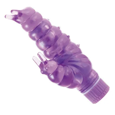 Top Cat Vibrators Buzzing Baby Caterpillar Vibrator Purple