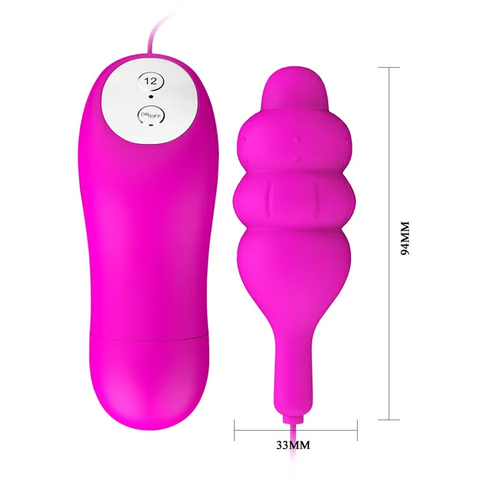 Toys Budget Vibrators Pleasure Shell Bullet Vibe Dark Purple