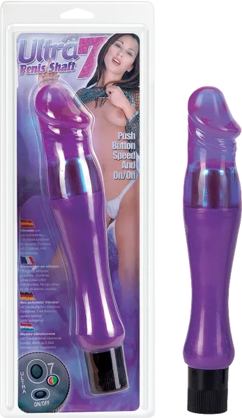 Ultra 7 Penis Shaft Purple Seven Creations Vibrators