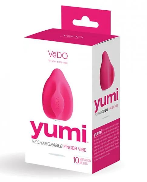 VeDO Vibrators Vedo Yumi Rechargeable Finger Vibe Foxy Pink