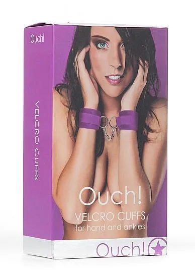 Velcro Cuffs Purple Seductucom Vibrators