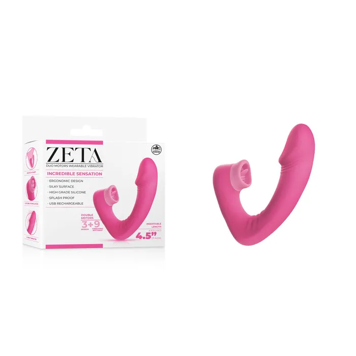 Vibrators Excellent Power Zeta Duo Motor Wearable Vibrator