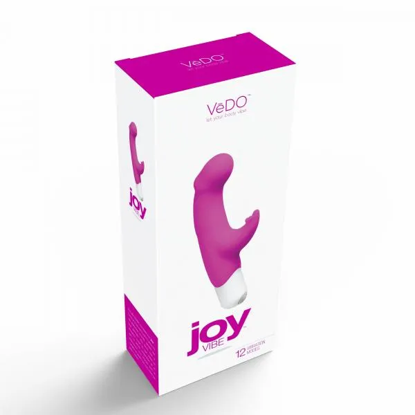 Vibrators Joy Mini Vibe Hot In Bed Pink VeDO