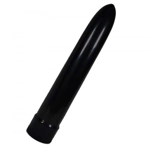 Vibrators Ladys Mood 7 Inches Plastic Vibrator Black Seductucom