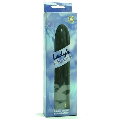 Vibrators Ladys Mood 7 Inches Plastic Vibrator Black Seductucom