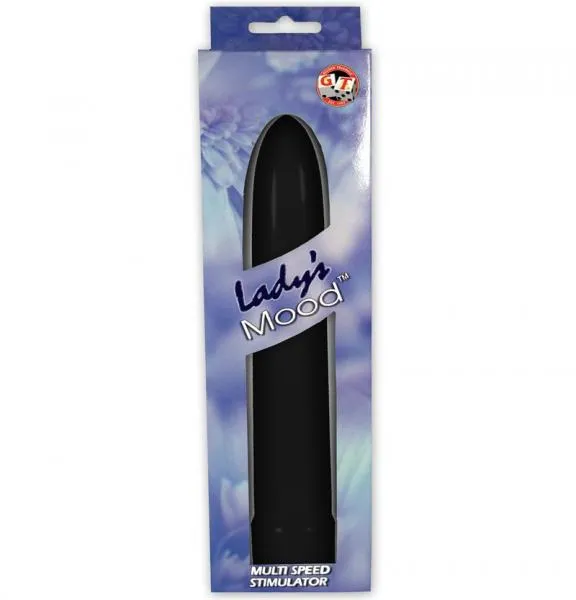 Vibrators Ladys Mood 7 Inches Plastic Vibrator Black Seductucom