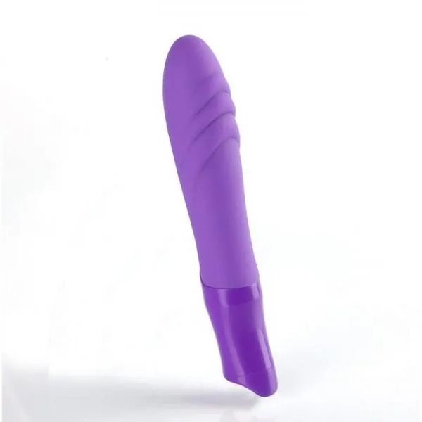 Vibrators Maia Toys Margo Maia Silicone Textured Bullet Vibrator Purple