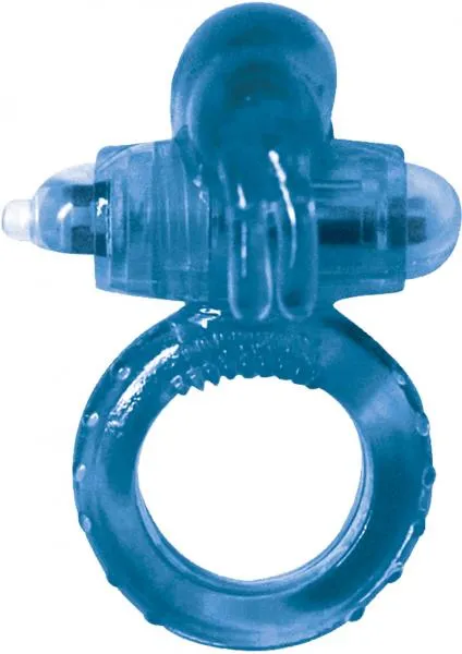 Vibrators Nasstoys Clit Buddy 2 Rockin Rabbit Cock Ring Blue