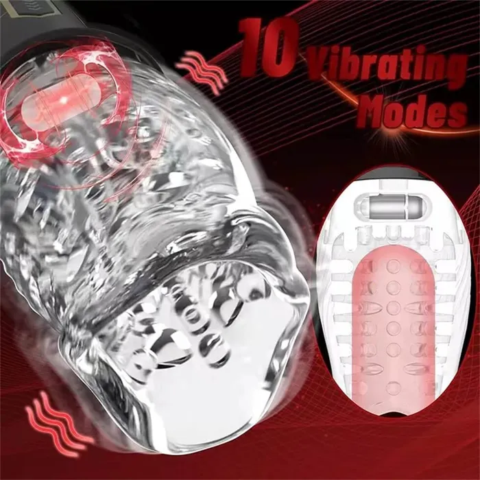 Vibrators OOTYEMO Rose Glans Vibrating Transparent Exerciser